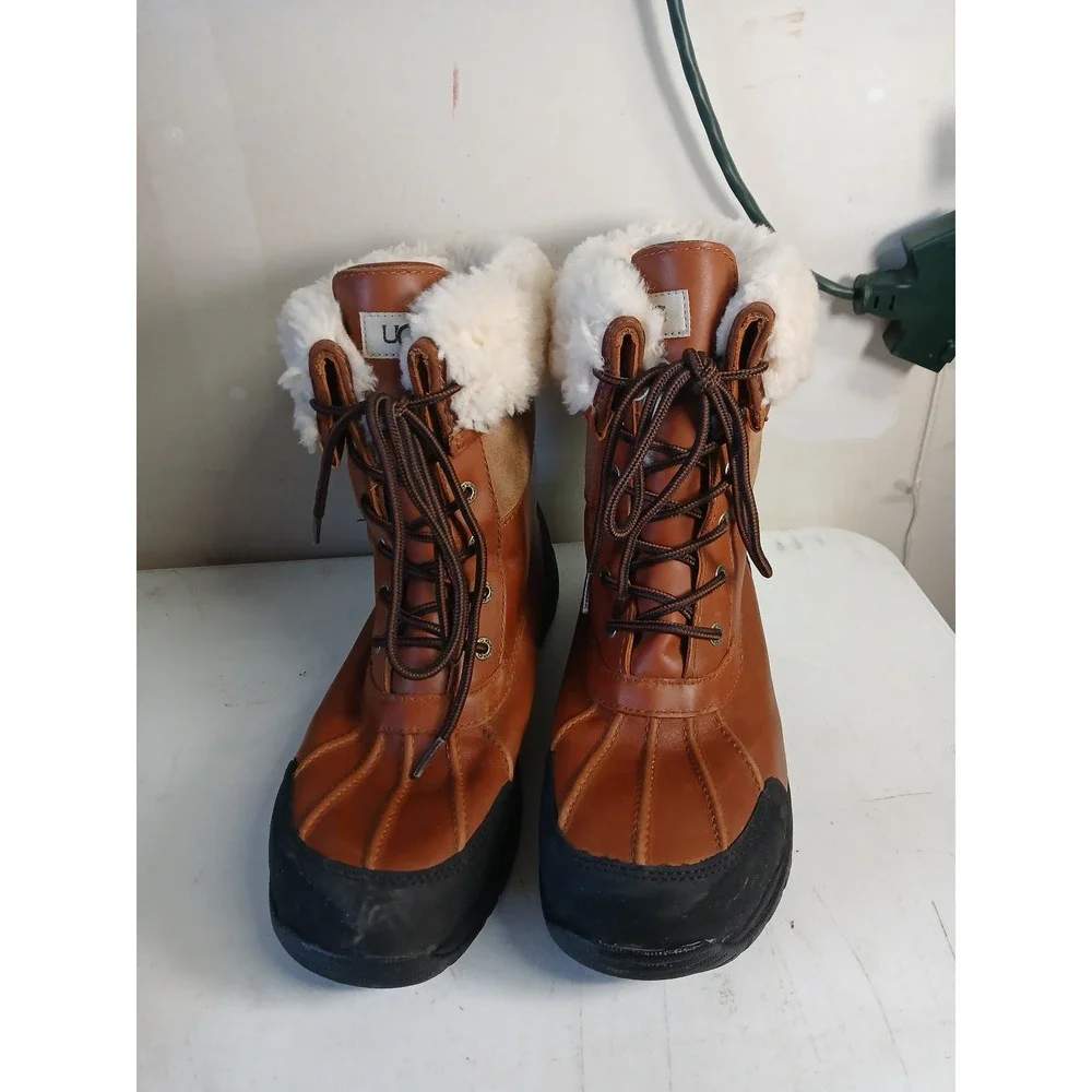 Ugg butte Waterproof snow boots winter leather mens size‎ 11